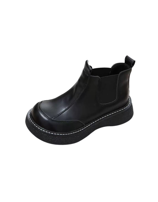 Autumn Winter Comfortable Wild Toe Box Chelsea Boots