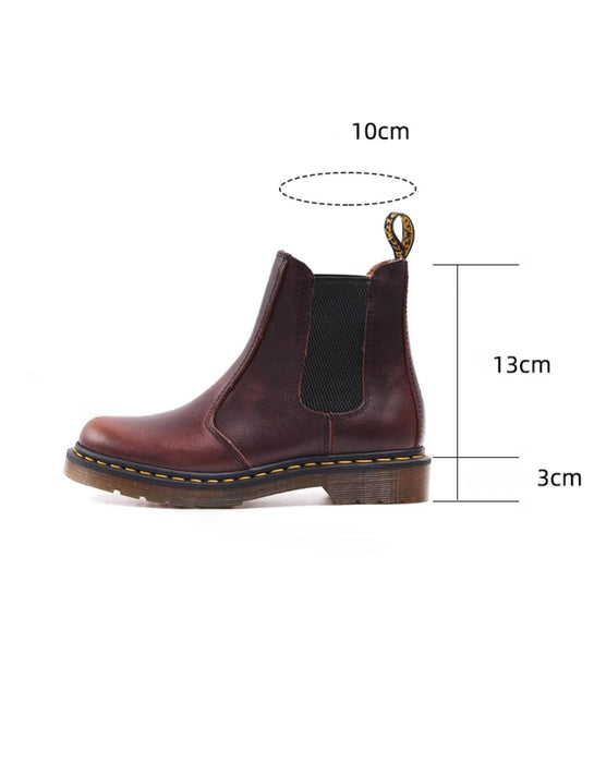 Side Elastic Handmade Martin Boots for Women 35-44