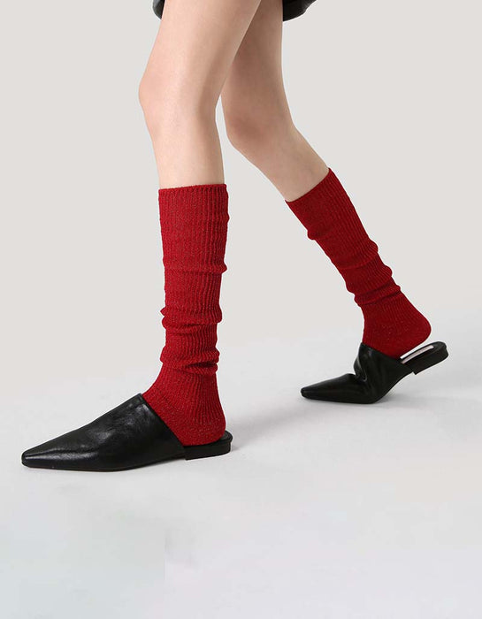 Christmas Red Knee-high Socks for Women