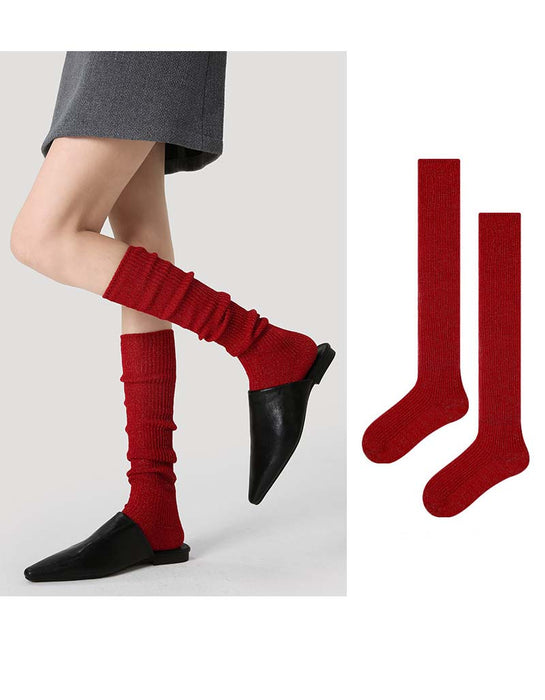 Christmas Red Knee-high Socks for Women