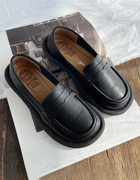 Mocassins rétro d'hiver à semelle plate en velours de coton