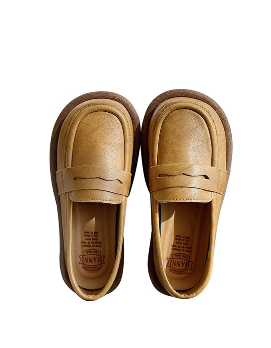 Mocassins rétro d'hiver à semelle plate en velours de coton
