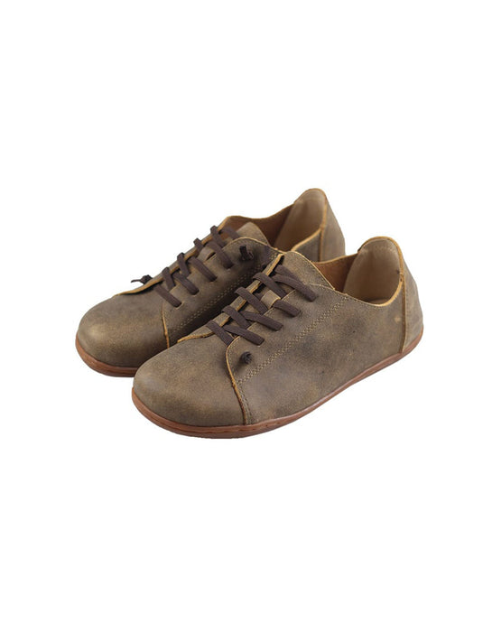 Men's Lace-up Comfortable Handmade Leather Retro Shoes 44