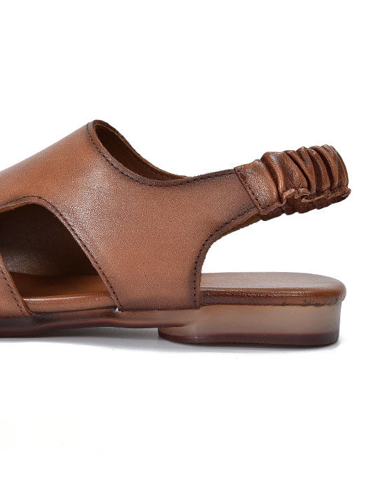 Sandalias transparentes de moda de verano