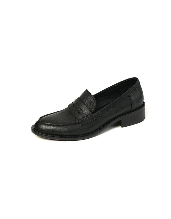 Genuine Leather Handmade Oxford Loafers for Women — Obiono