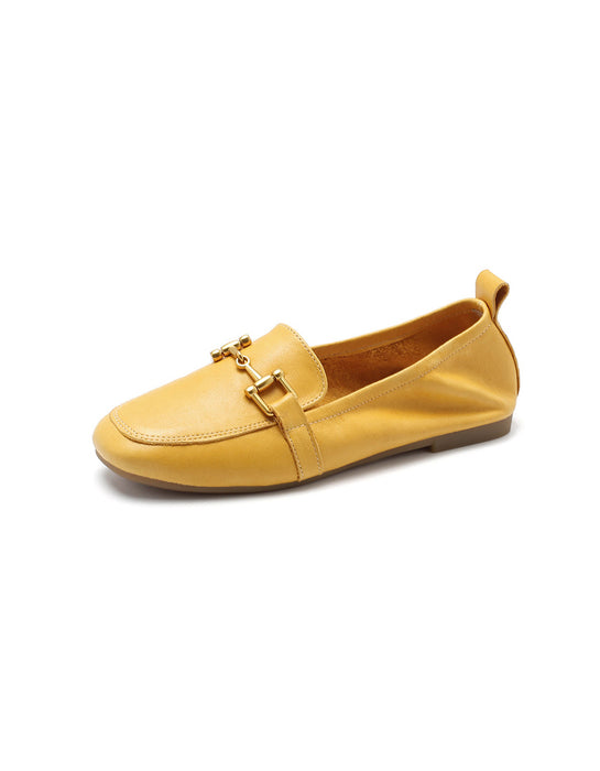 Real Leather Soft Leather Loafers for Women