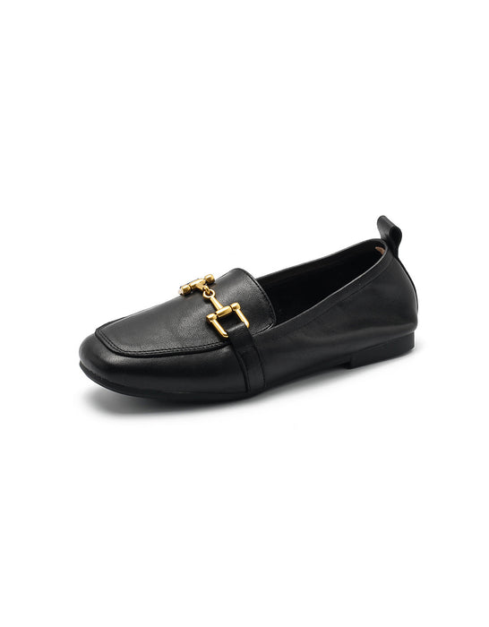 Real Leather Soft Leather Loafers for Women