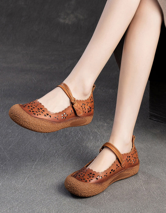 Round Toe Retro Comfortable Summer Breathable Sandals