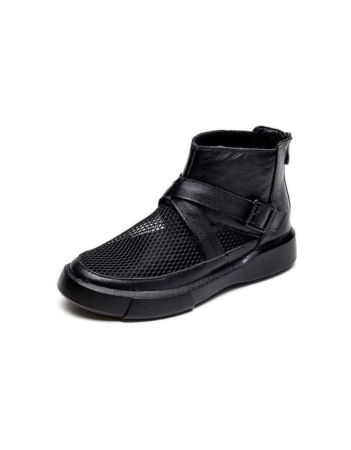 Summer Mesh Retro Leather Ankle Boots 35-41 July Shoes Collection 2021 83.30