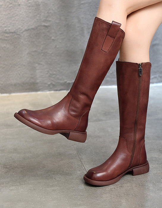 Botas altas de tubo de otoño | Zapatos de regalo