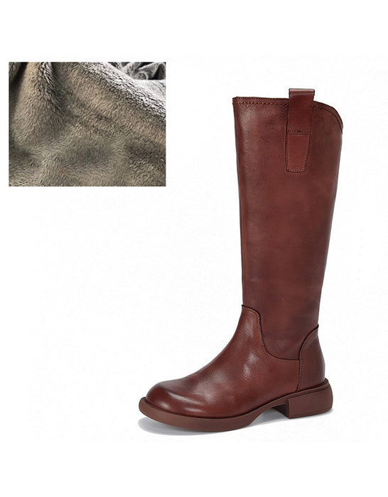 Botas altas de tubo de otoño | Zapatos de regalo