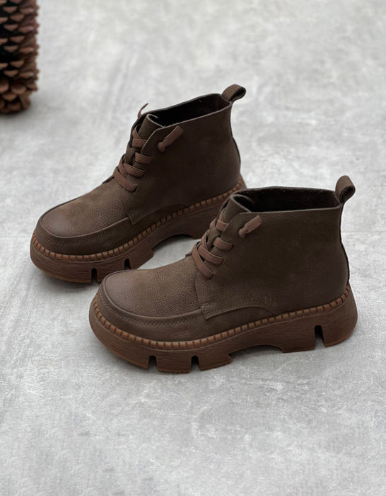 Winter Waterproof Sturdy Handmade Retro Boots