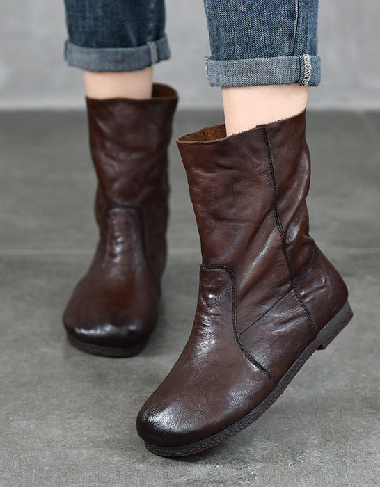 Winter Autumn Women's Handmade Retro Boots