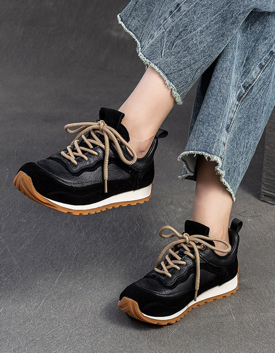 Winter Autumn Comfortable Leather Sneakers with Fur