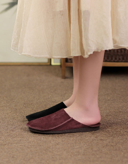 Comfortable Light Weight Suede Mules