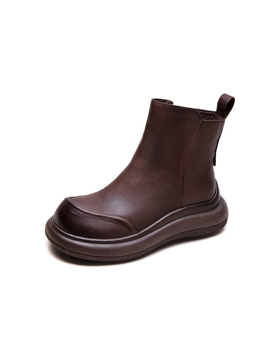 Winter Comfortable Wide Toe Box Platform Boots