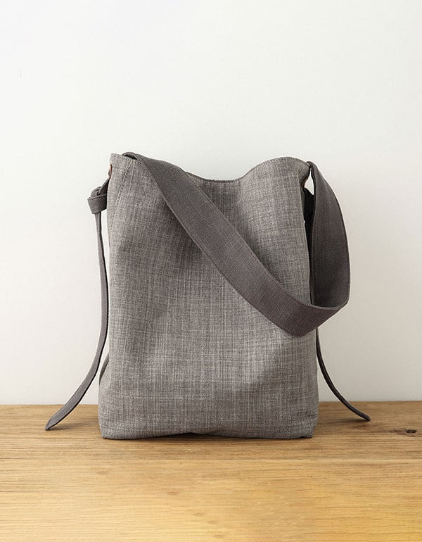Cotton Linen Large-capacity Canvas Shoulder Bag — Obiono