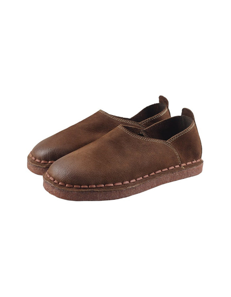 OBIONO Comfortable Handmade Retro Leather Shoes for Men — Obiono