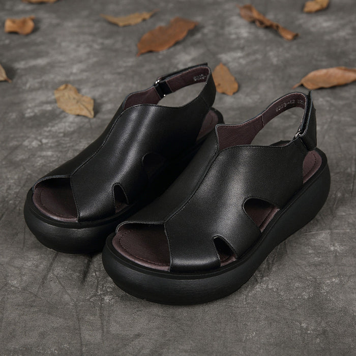 Platform Fish Toe Summer Sandals | Gift Shoes — Obiono