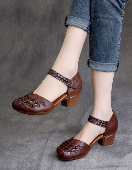 Handmade Retro Leather Shoes, Boots, Sandals