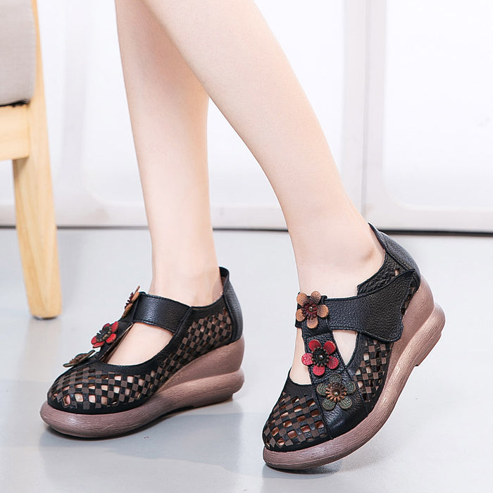 Summer Flower Hollow Women Sandals — Obiono