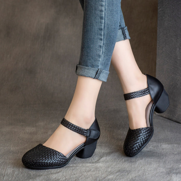 Women Handmade Summer Chunky Shoes — Obiono