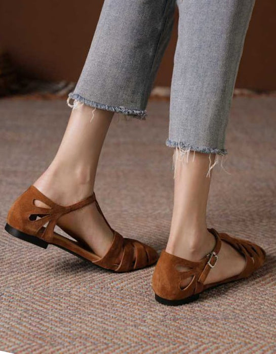 American Eagle Brown Strappy Faux Leather Sandals Women's Size 9.5 New -  beyond exchange