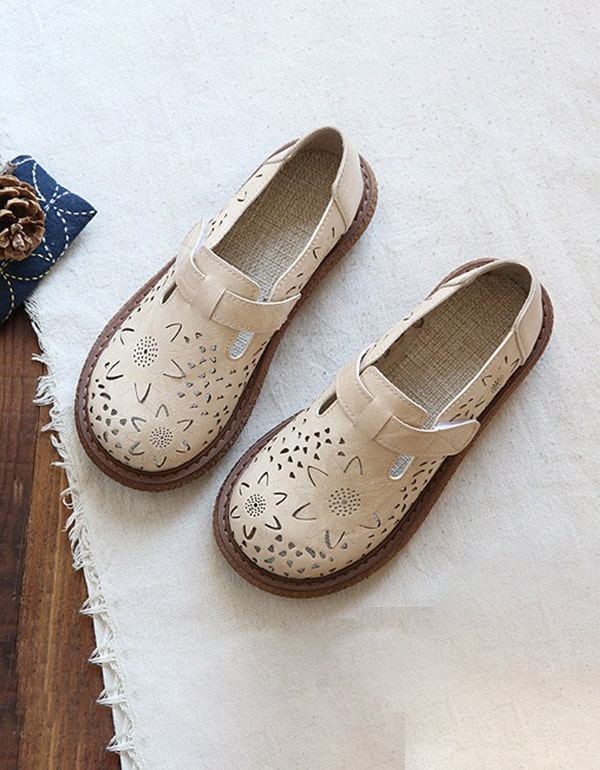 Handmade Wide Head Comfortable Walking Shoes — Obiono